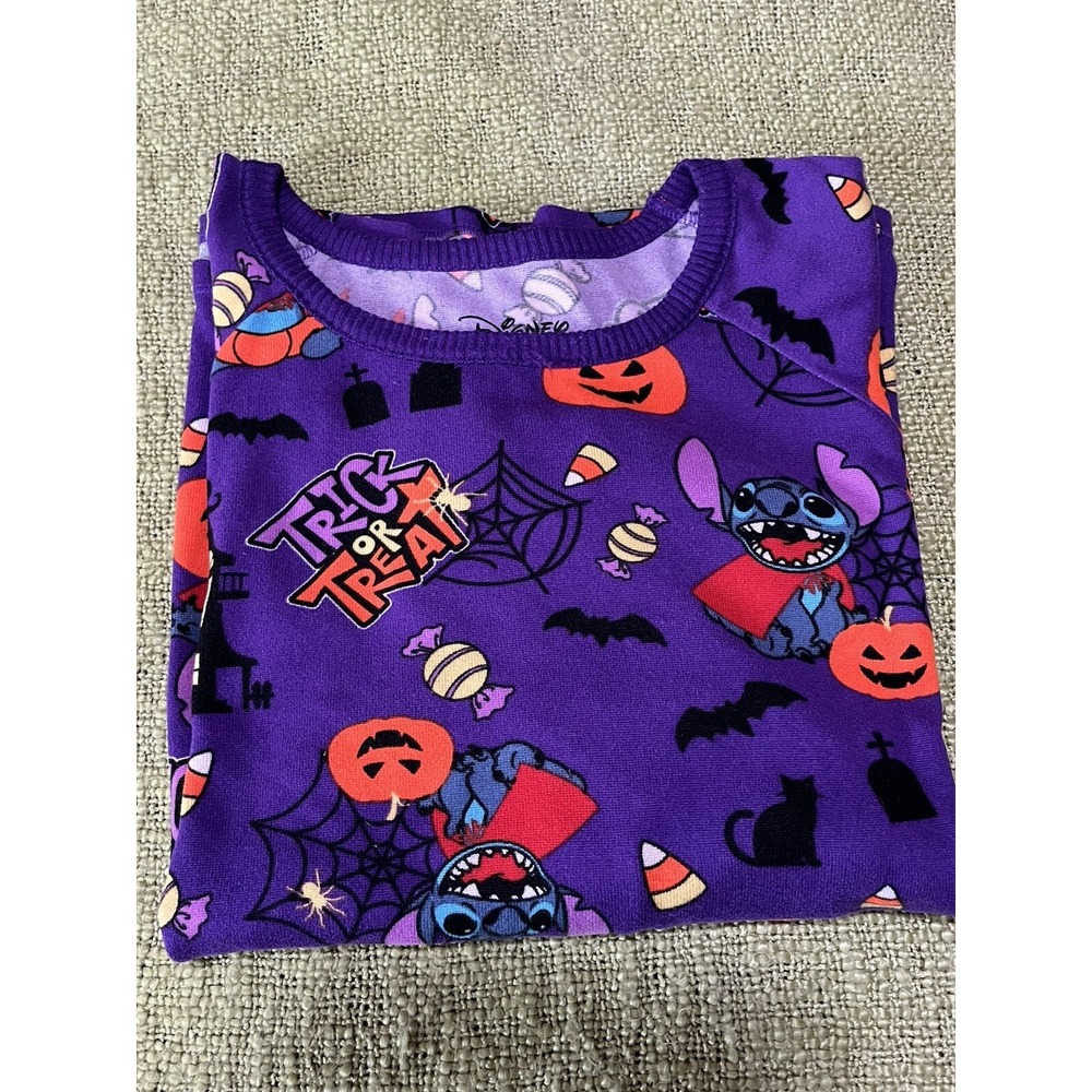 Disney LILO and Stitch Trick Or Treat Halloween Shirt , Pj Shirt , Purple ,3x‎ - Picture 1 of 5